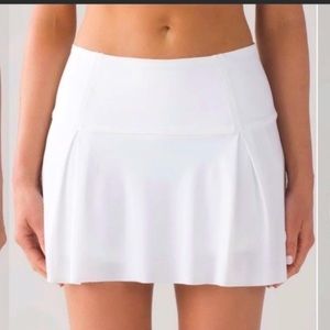 Lululemon 4T White Lost in Pace Athletic Skirt